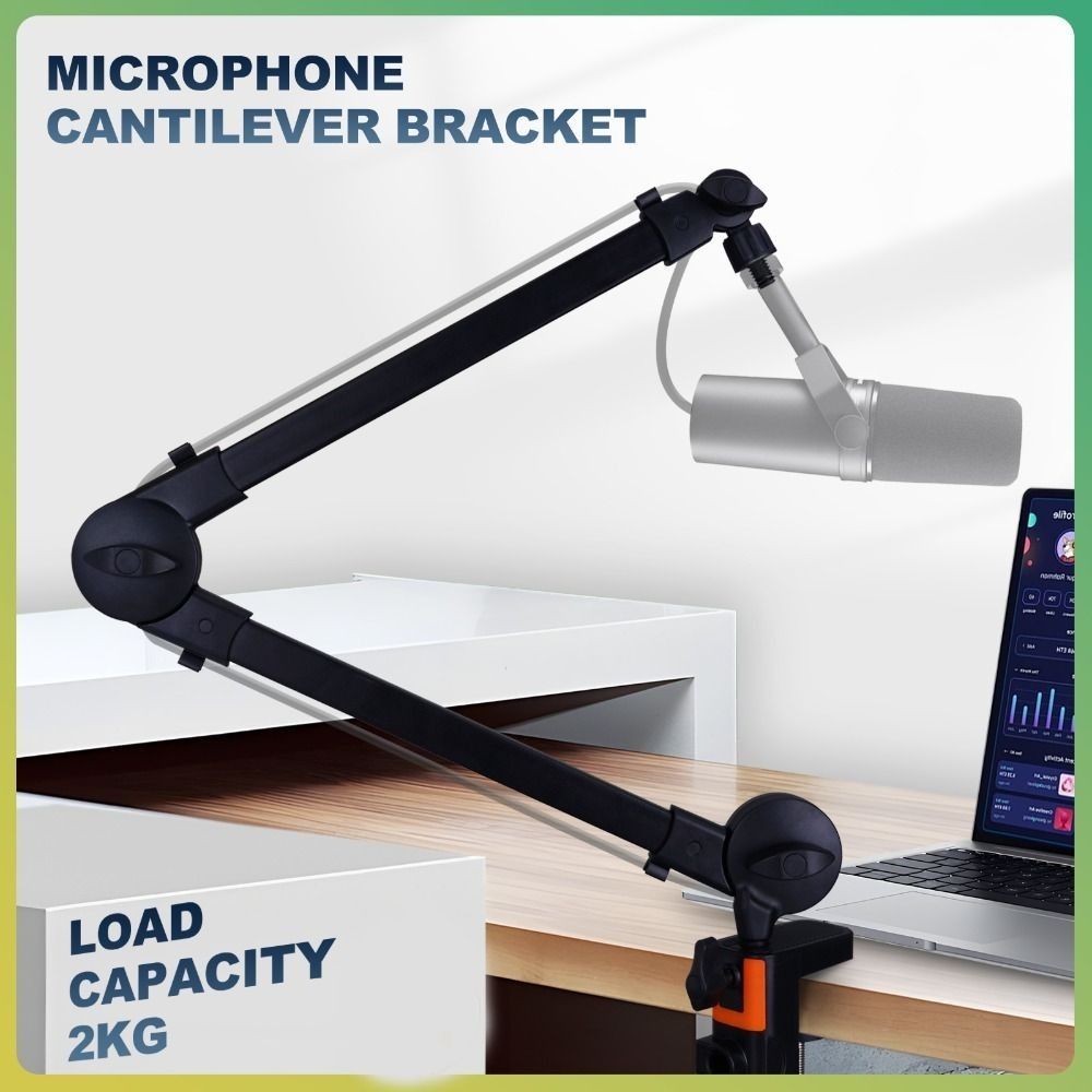 Microphone Boom Arm Desk - Professional 360° Rotation Microphone Boom Arm