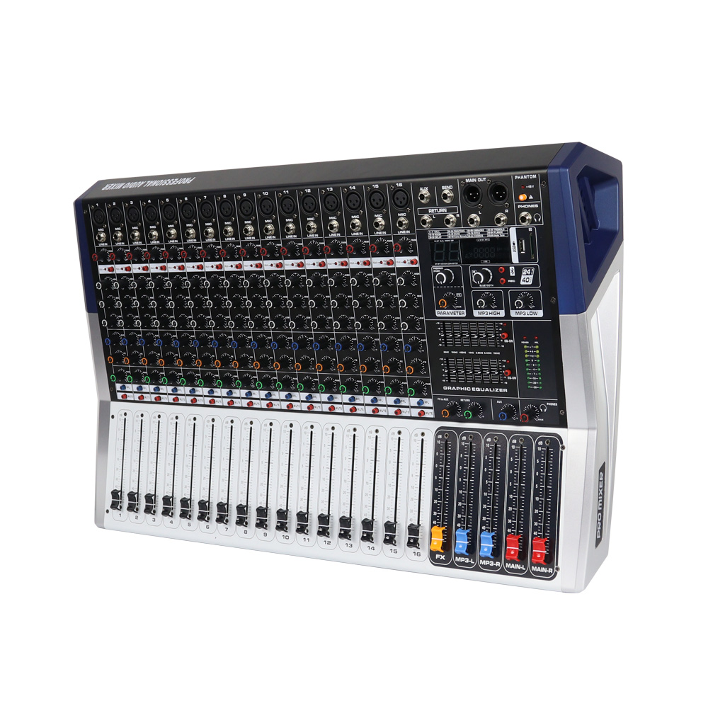 Audio Mixer 16 Channel Usb - Professional 350W 16 Channel Metal Audio