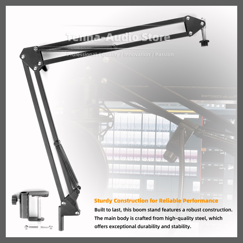 Holder Mic Stand Part Compatib - Microphone Boom Arm Desk review and price
