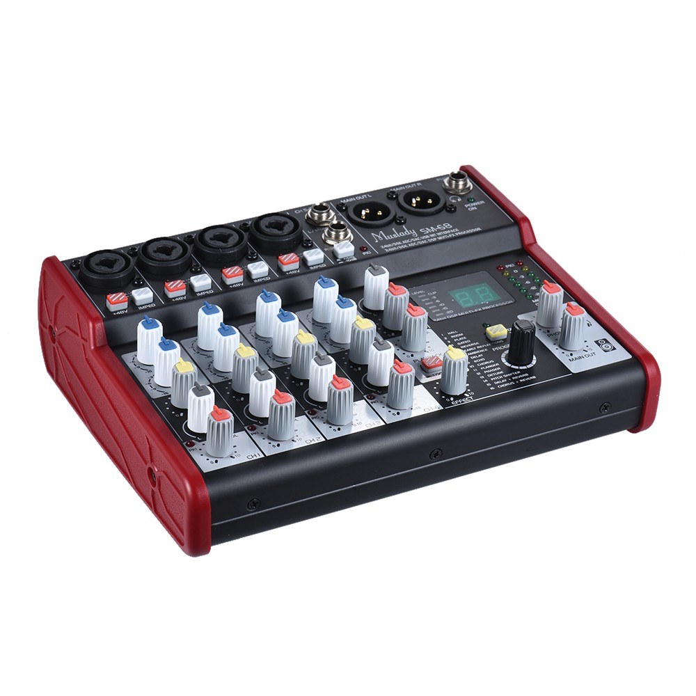 SM-68 Portable 6-Channel Sound - Audio Mixer 16 Channel Usb review and price