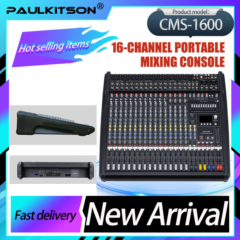 PAULKITSON CMS-1600 Profession - Audio Mixer 16 Channel Usb review and price