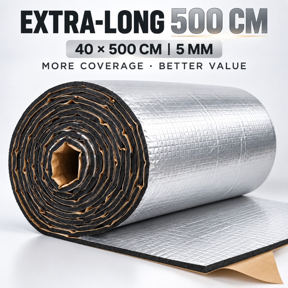 Extra Long 40x500cm 5mm Self A - Acoustic Foam Panels Soundproof review and price