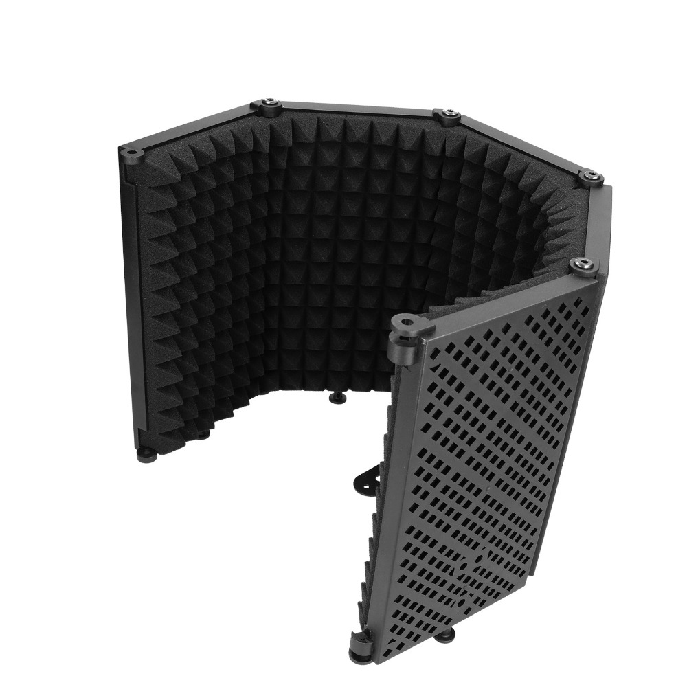 5-Panel Structure Microphone I - Vocal Booth Isolation Shield review and price