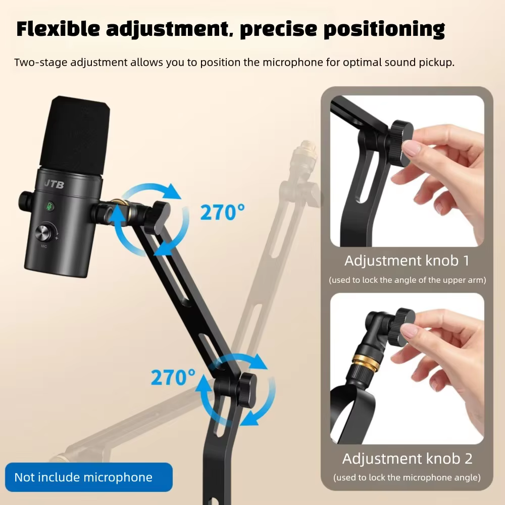 Foldable Desktop Microphone St - Microphone Boom Arm Desk review and price