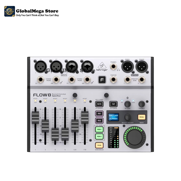 Flow8 Mini Digital Mixer Conso - Audio Interface Usb 8 Channel review and price
