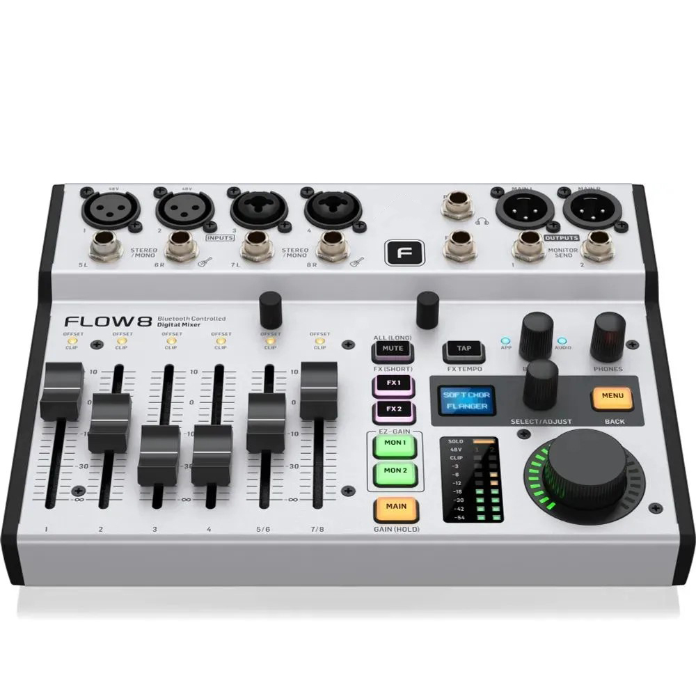 Flow8 Mini Digital Mixer Conso - Audio Interface Usb 8 Channel review and price