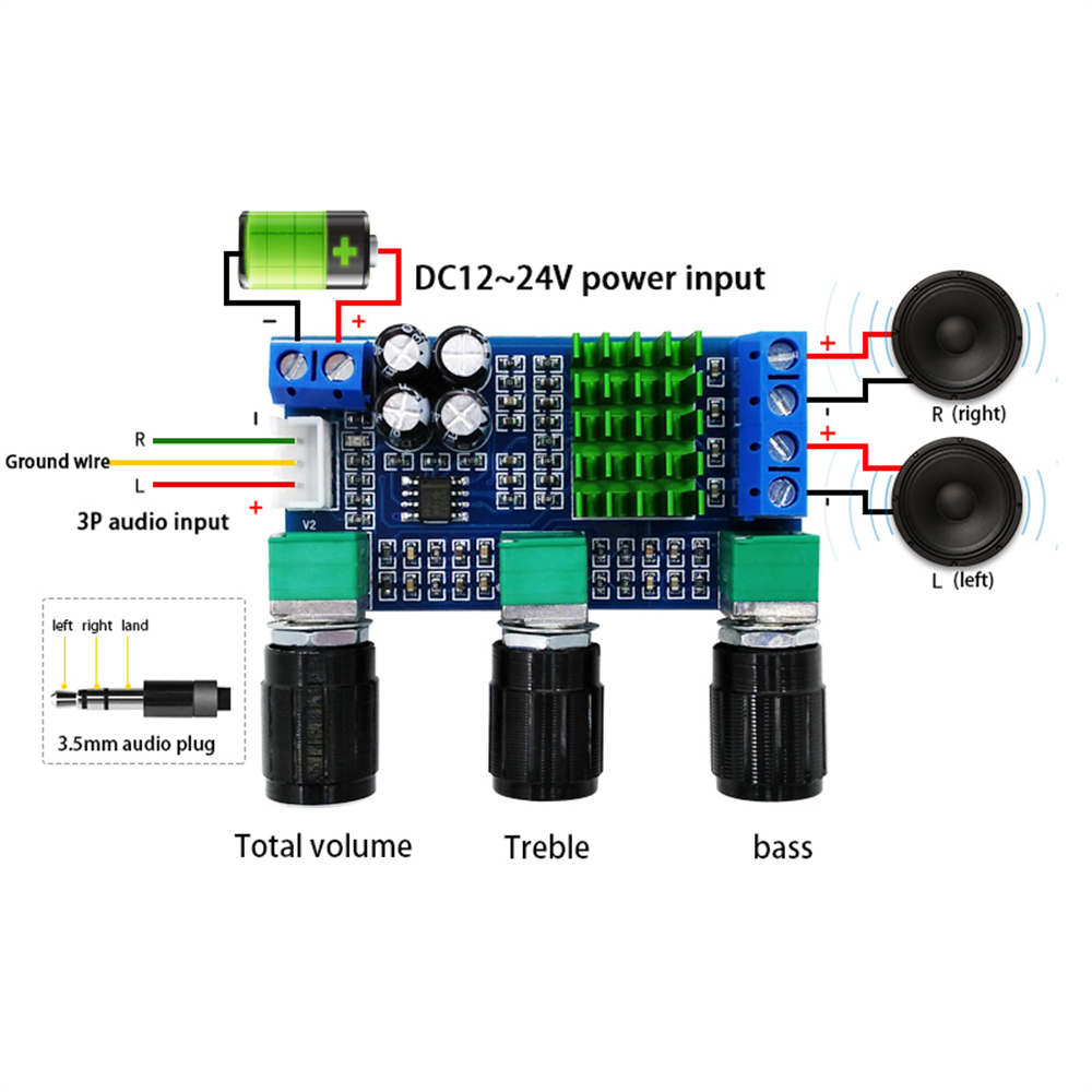 XH-M567 TPA3116D2 Dual-channel - Mic Preamp 1073 Clone review and price