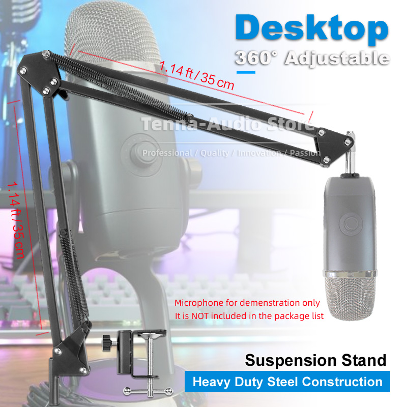 Desktop Clamp Suspension Mic B - Microphone Boom Arm Desk review and price