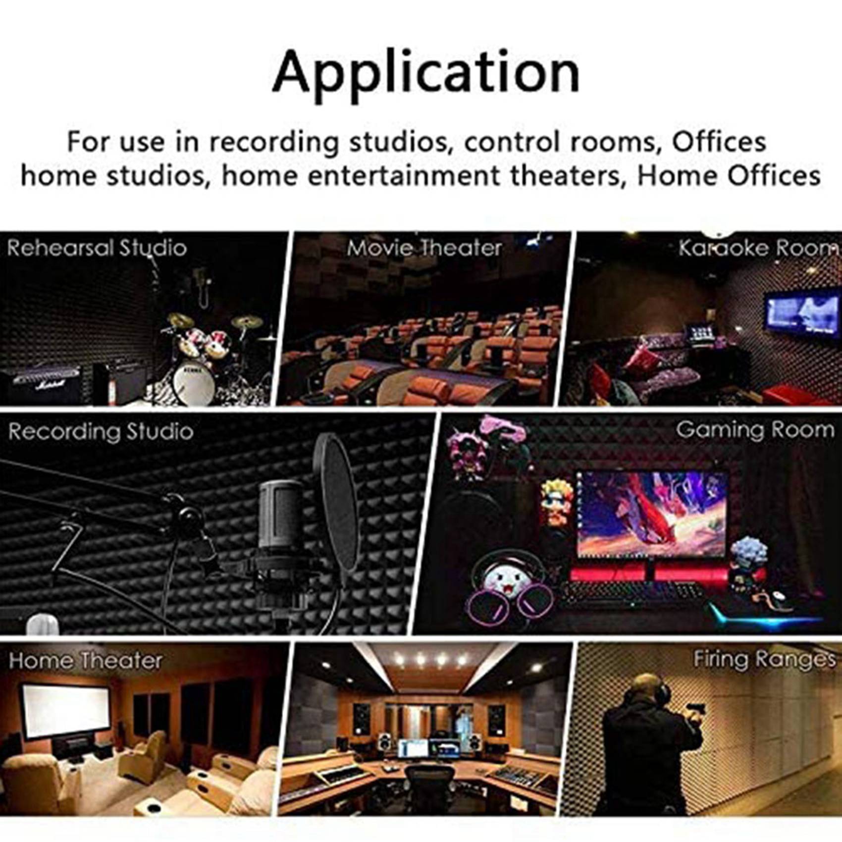 48 Pcs Acoustic Foam Board,Stu - Acoustic Foam Panels Soundproof review and price