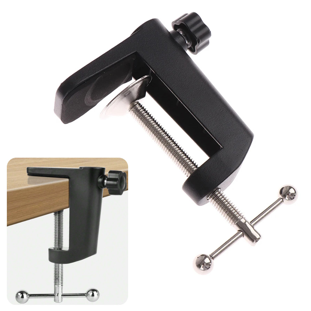 C-Shaped Clip Desk Table Mount - Microphone Boom Arm Desk review and price