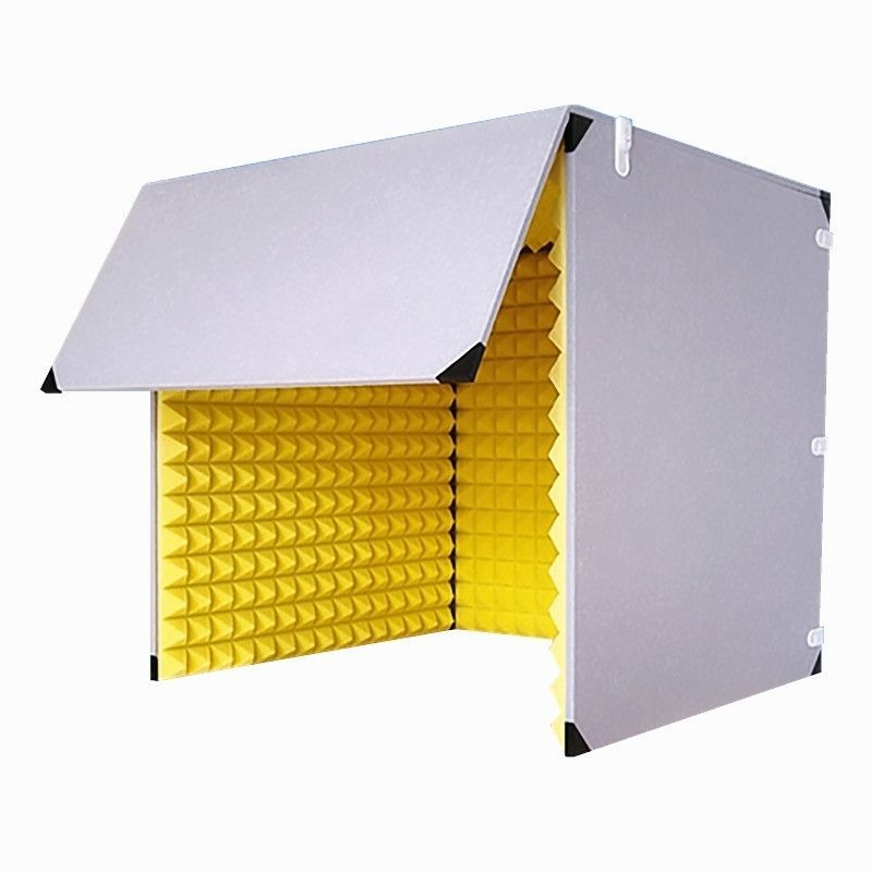 Portable Desktop Vocal Isolati - Vocal Booth Isolation Shield review and price