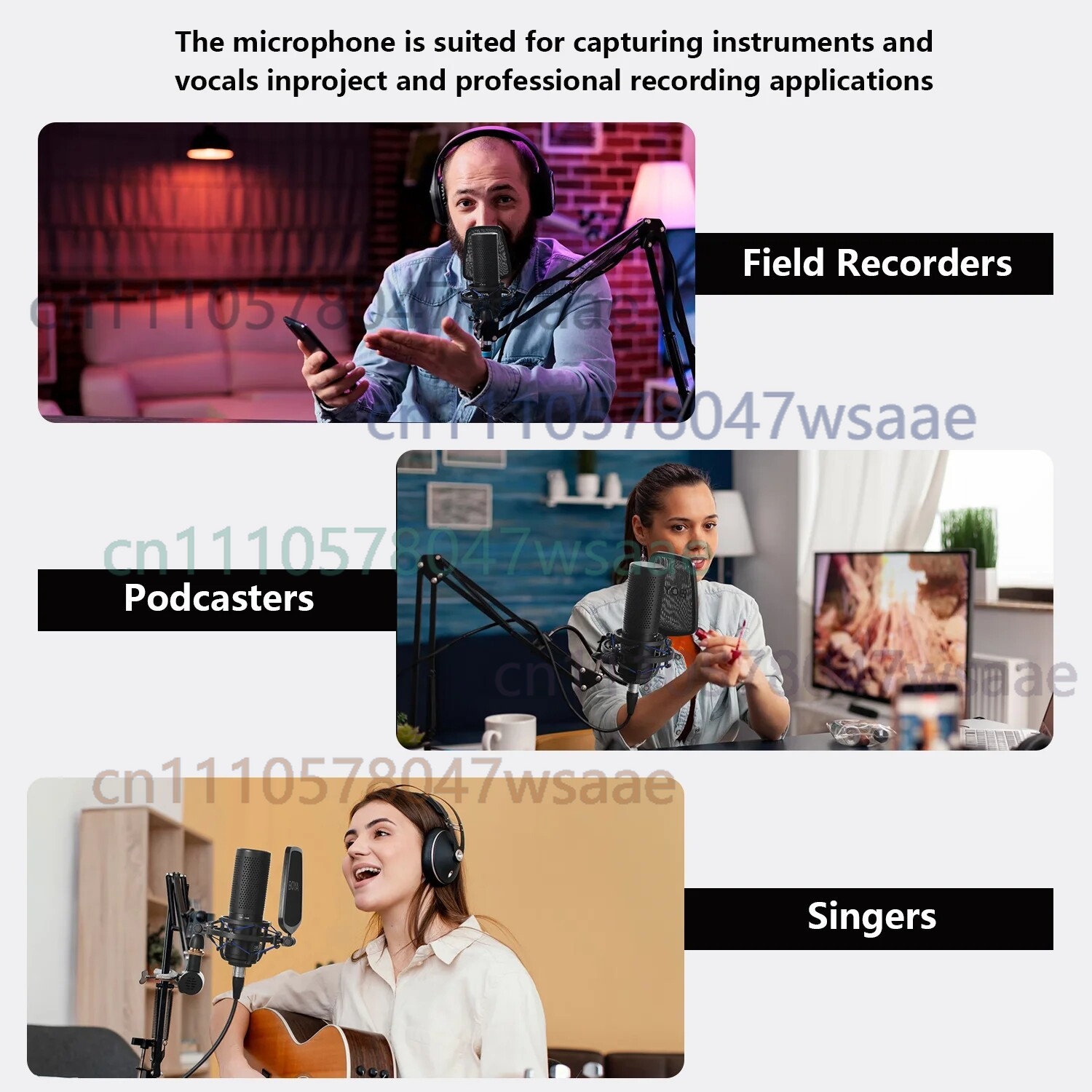 For BOYA BY-M1000 PRO Large Di - Condenser Microphone Studio Large Diaphragm review and price
