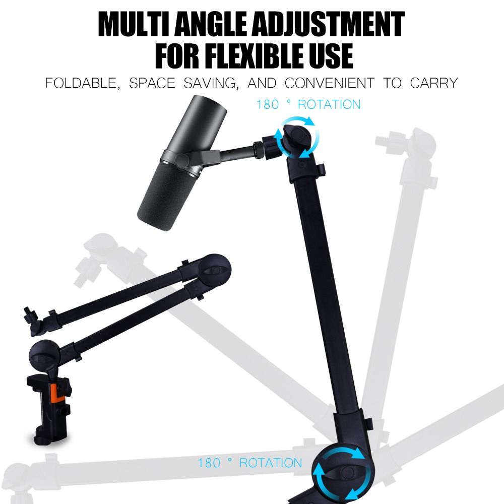 Professional Grade 360° Rotati - Microphone Boom Arm Desk review and price