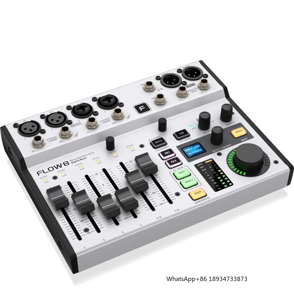 Flow8 Mini Digital Mixer Conso - Audio Interface Usb 8 Channel review and price