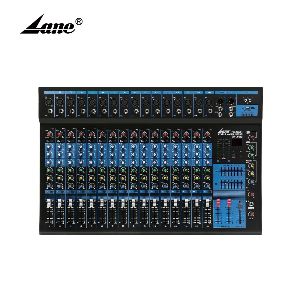 Lane PMX-1602BT New Design 16  - Audio Mixer 16 Channel Usb review and price