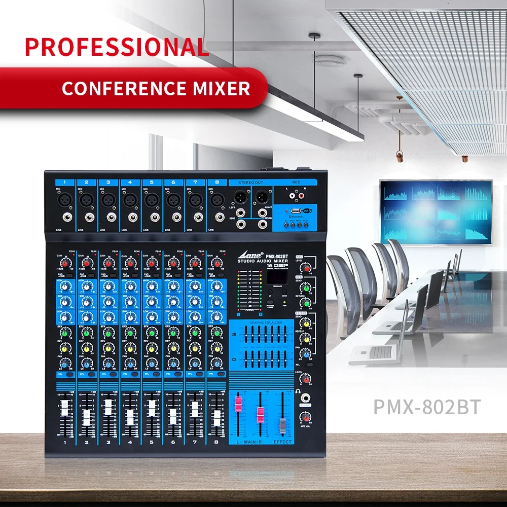 Lane PMX-1602BT New Design 16  - Audio Mixer 16 Channel Usb review and price