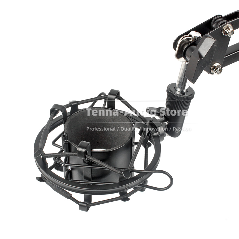 Tabletop Suspension Scissor Bo - Microphone Boom Arm Desk review and price
