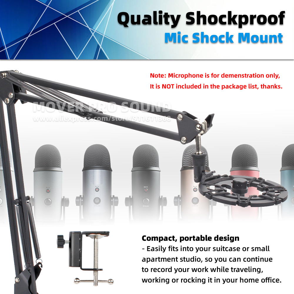 For Blue Yeti Pro Tabletop Sus - Microphone Boom Arm Desk review and price