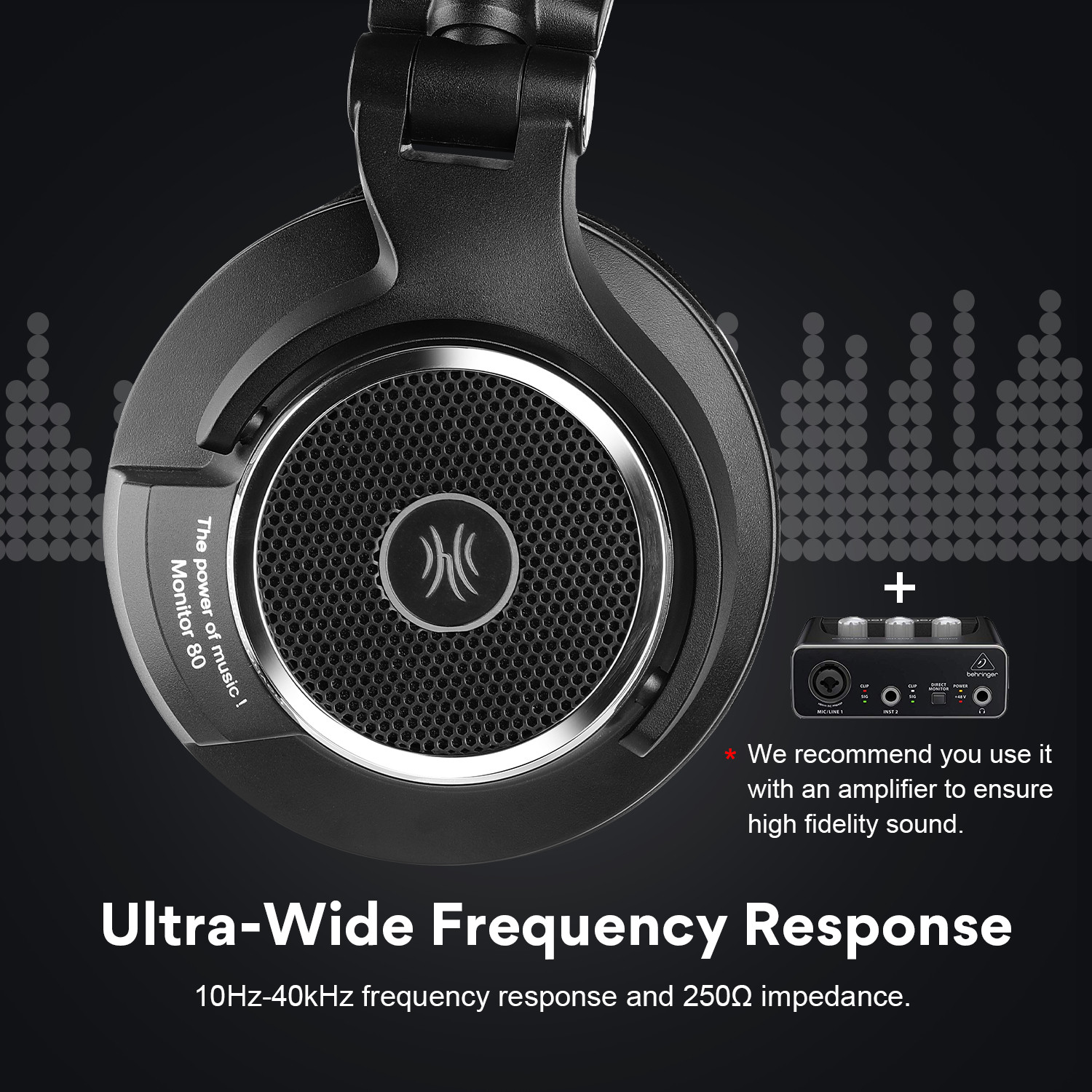 OneOdio Monitor 80 Open Back H - Studio Headphones Monitoring Open Back review and price