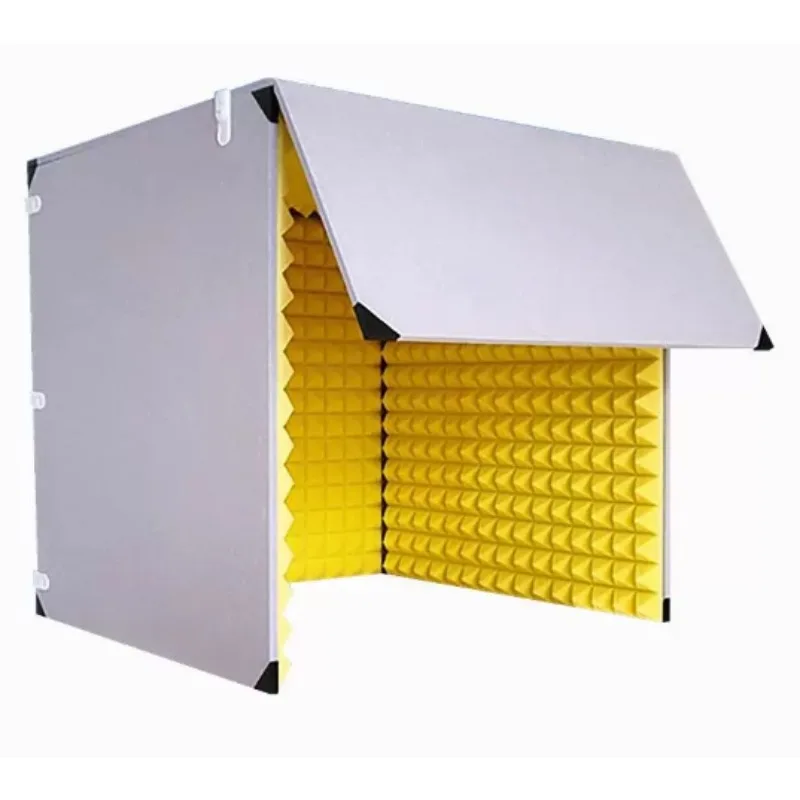 Portable Desktop Vocal Isolati - Vocal Booth Isolation Shield review and price